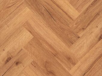 View of Old English Oak (Herringbone) luxury vinyl tile by Textures LVT