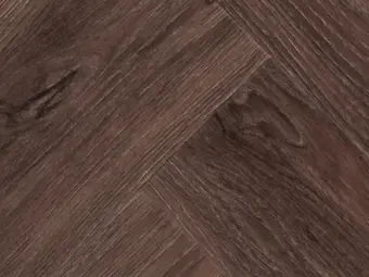 View of Tudor Oak (Herringbone) luxury vinyl tile by Textures LVT