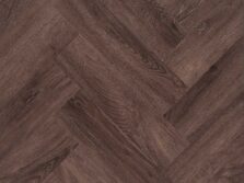 View of Tudor Oak (Herringbone) luxury vinyl tile by Textures LVT