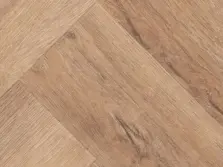 View of Weathered Oak (Herringbone) luxury vinyl tile by Textures LVT