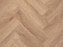 View of Weathered Oak (Herringbone) luxury vinyl tile by Textures LVT