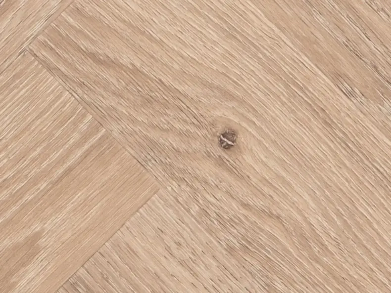 View of Ash (Herringbone) luxury vinyl tile by Textures LVT