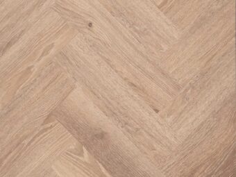 View of Ash (Herringbone) luxury vinyl tile by Textures LVT