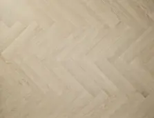 View of Blonde Oak (Herringbone) luxury vinyl tile by Textures LVT