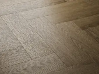 View of Light Oak (Herringbone) luxury vinyl tile by Textures LVT