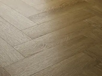 View of Country Oak (Herringbone) luxury vinyl tile by Textures LVT