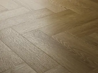 View of Country Oak (Herringbone) luxury vinyl tile by Textures LVT