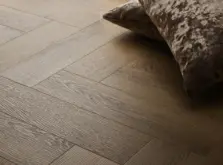 View of Traditional Oak (Herringbone) luxury vinyl tile by Textures LVT