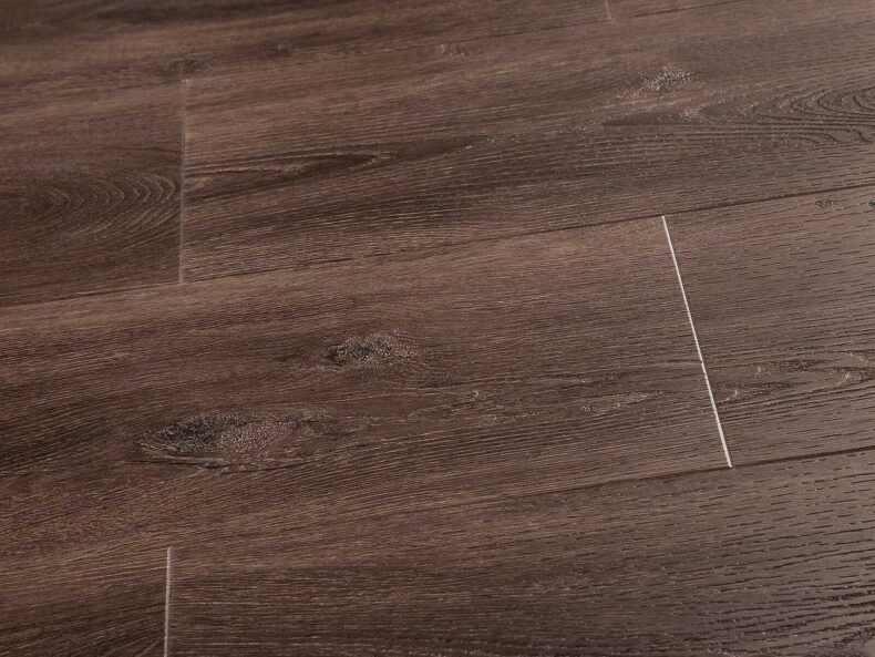 View of Tudor Oak (Plank) luxury vinyl tile by Textures LVT