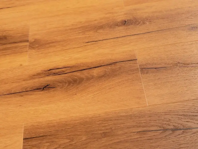 View of Honey Oak (Plank) luxury vinyl tile by Textures LVT