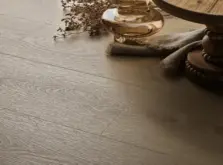 View of Blonde Oak (Plank) luxury vinyl tile by Textures LVT