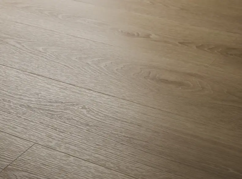 View of Blonde Oak (Plank) luxury vinyl tile by Textures LVT