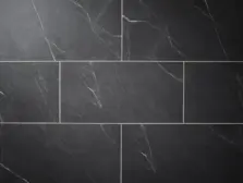 View of Carrera Dark (Stone) luxury vinyl tile by Textures LVT