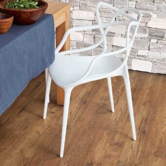 View of Rustic Oak, Gold 3046 luxury vinyl tile by Cavalio