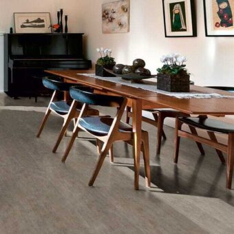View of Warm Grey Cement 3507 luxury vinyl tile by Cavalio