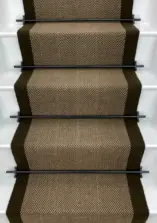 Ingram - Tawny stair runner by Off The Loom