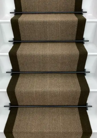 Ingram - Tawny stair runner by Off The Loom