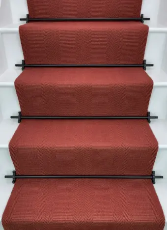 Morden - Cinnamon stair runner by Off The Loom
