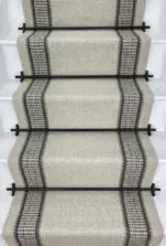 Jesmond Nature - Marble stair runner by Off The Loom