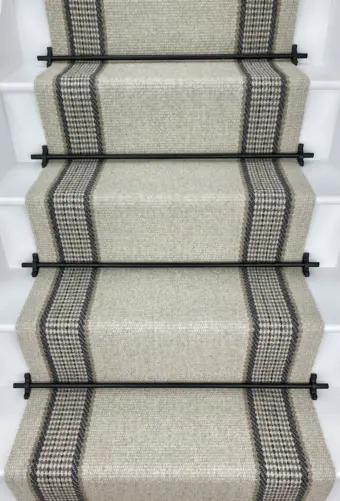 Jesmond Nature - Marble stair runner by Off The Loom
