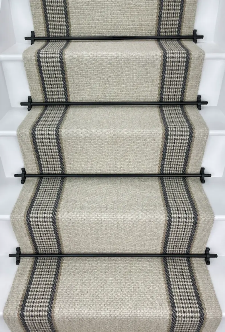 Jesmond Nature - Marble stair runner by Off The Loom