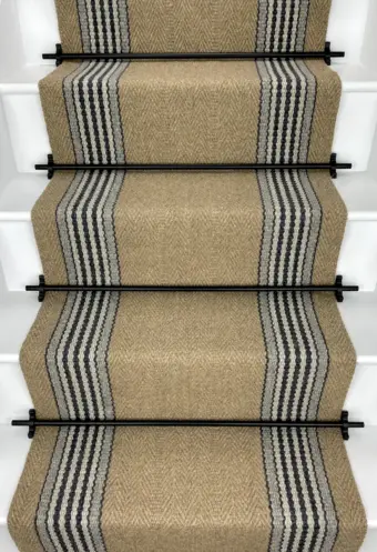 Berwick Nature - Mimosa stair runner by Off The Loom