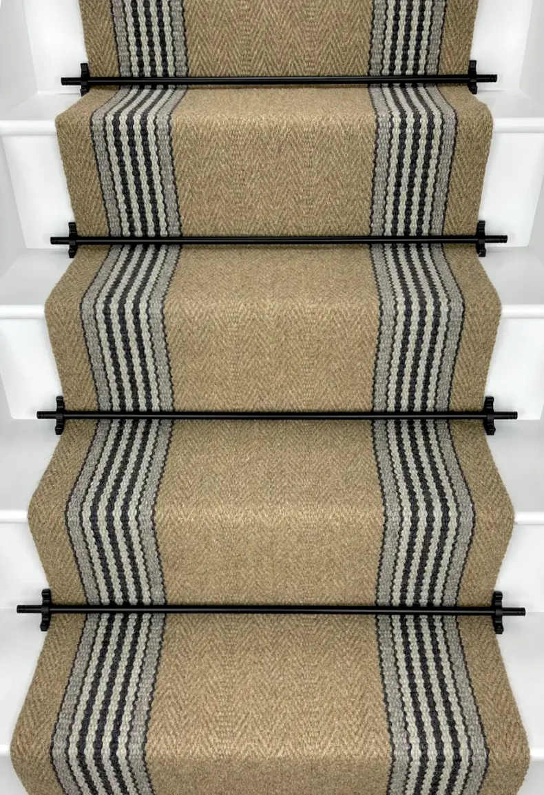 Berwick Nature - Mimosa stair runner by Off The Loom