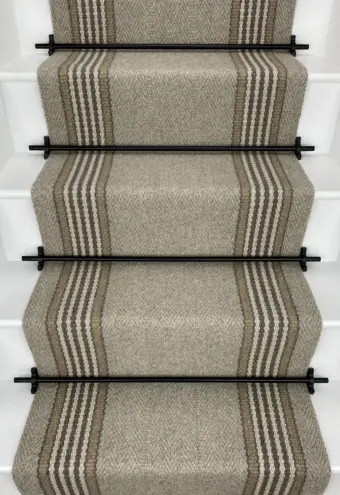 Berwick Nature - Osage stair runner by Off The Loom