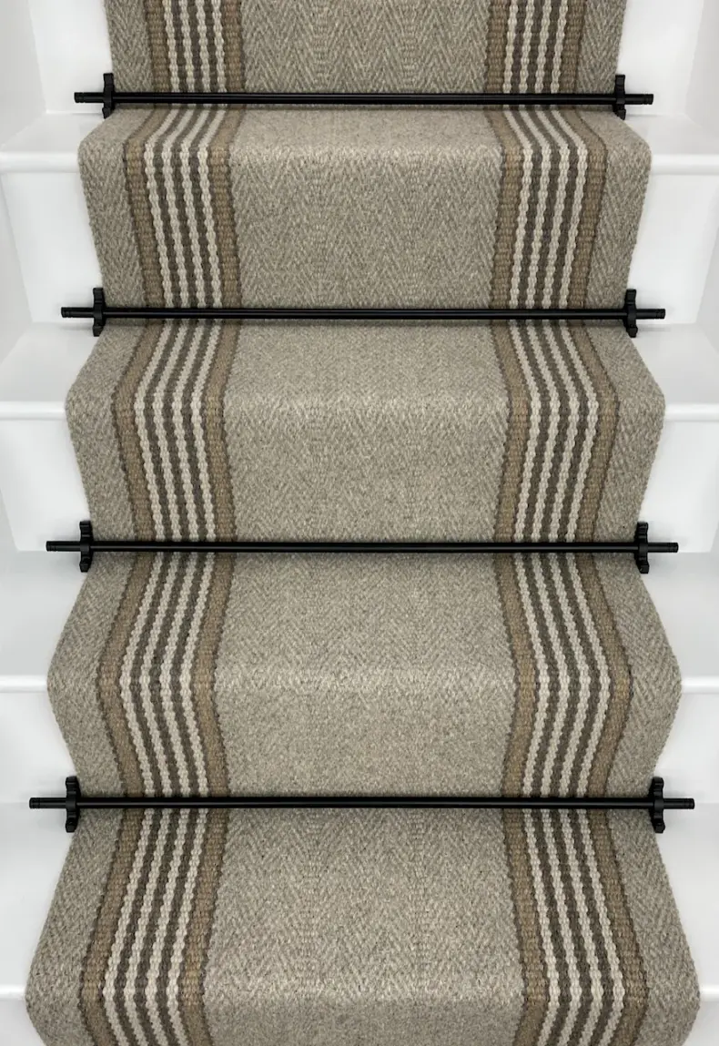 Berwick Nature - Osage stair runner by Off The Loom