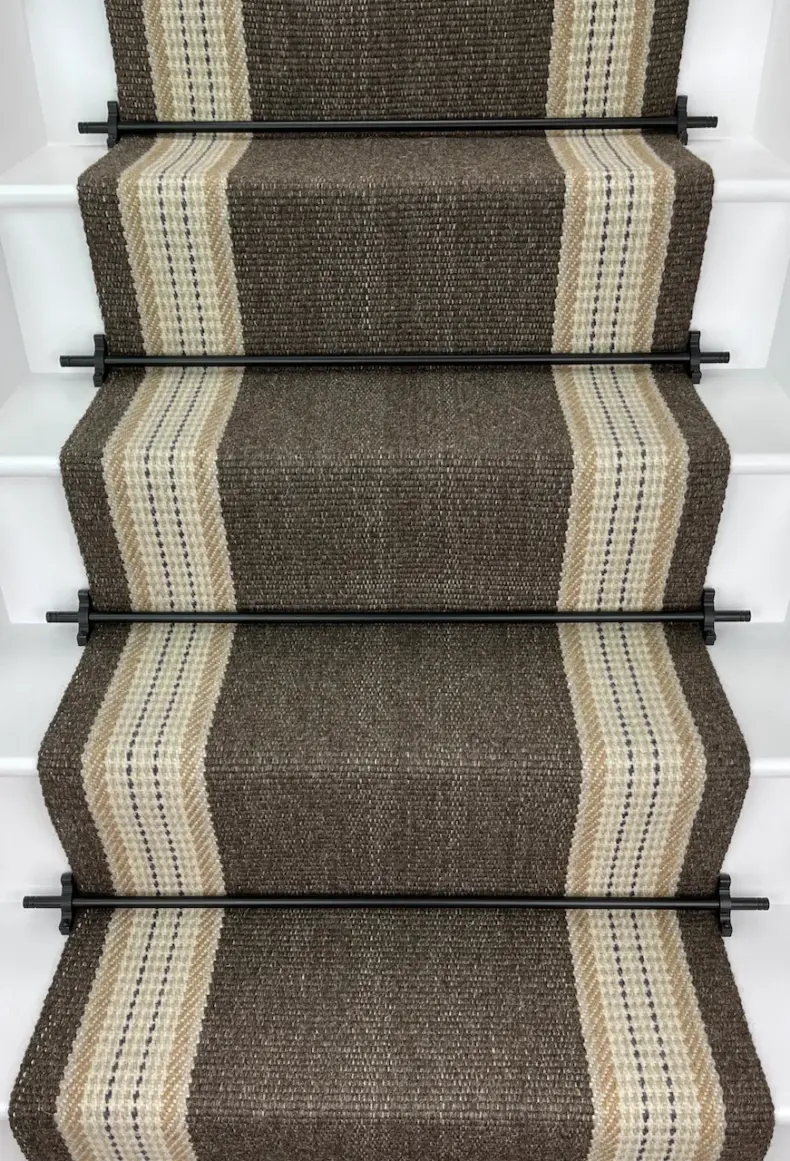 Jesmond Nature - Cookie stair runner by Off The Loom